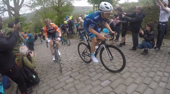 Tour De Yorkshire 2017 Leaders Hit Shibden Wall cheeringup.info