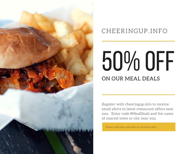 Deal London CheeringupInfo Meal Deals 