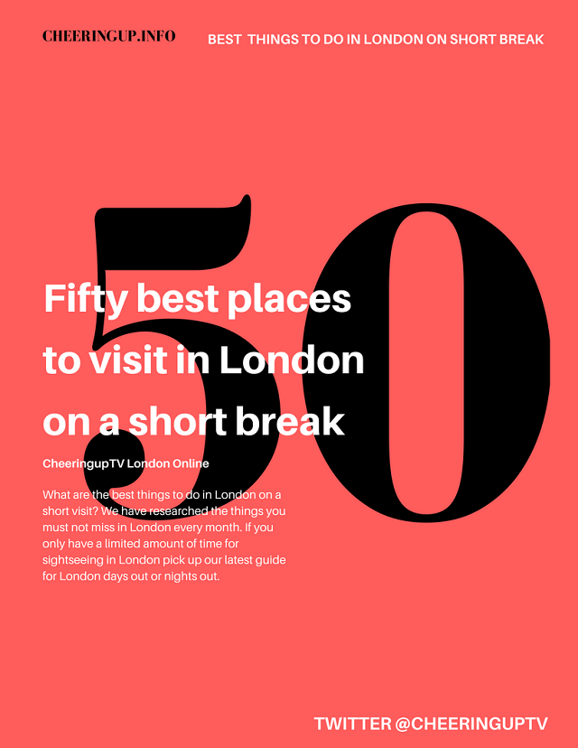 Best Things To Do and Places To Visit In London