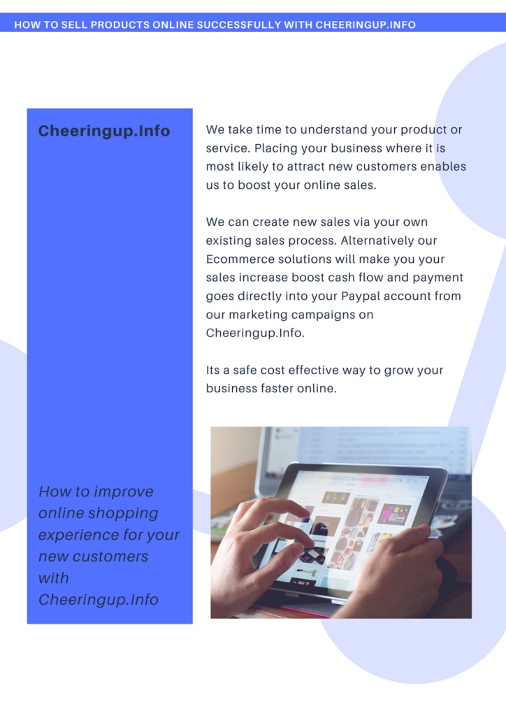 How to sell products online successfully