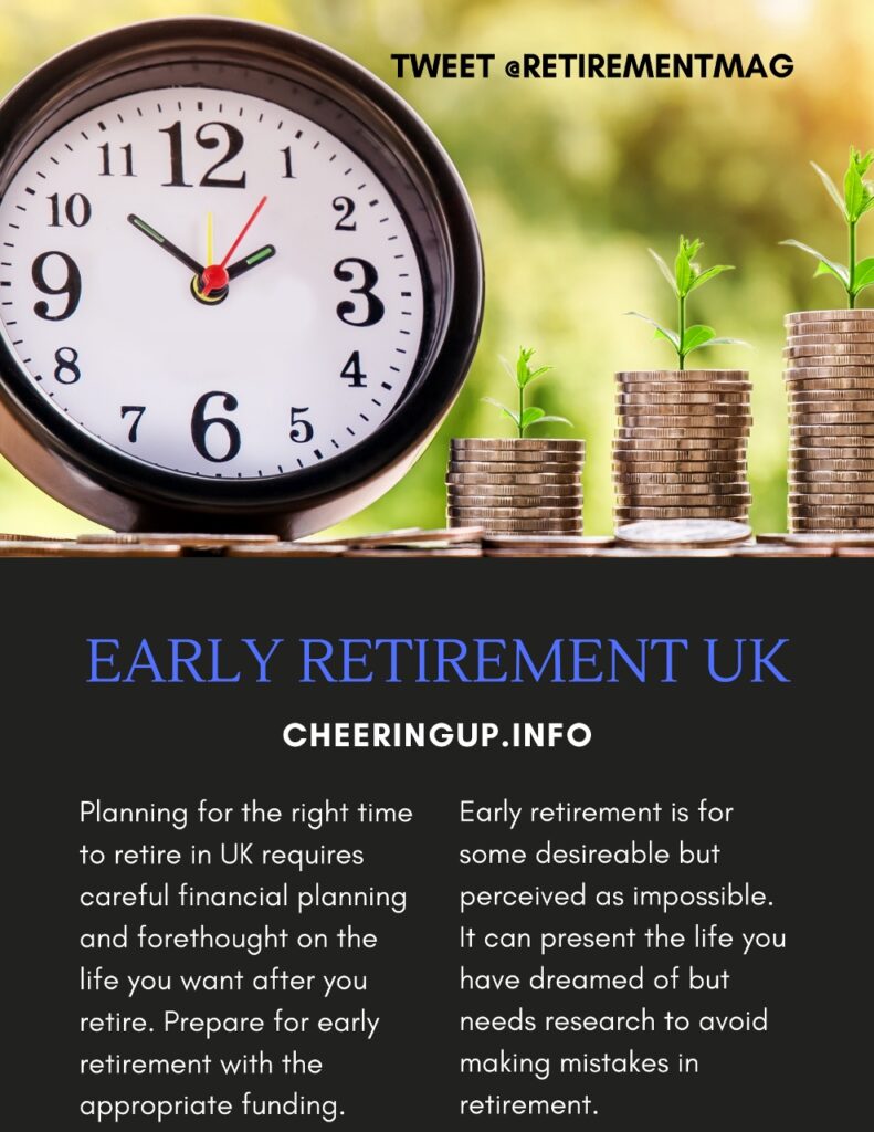 Retirement Early Tips Advice and Guidance UK