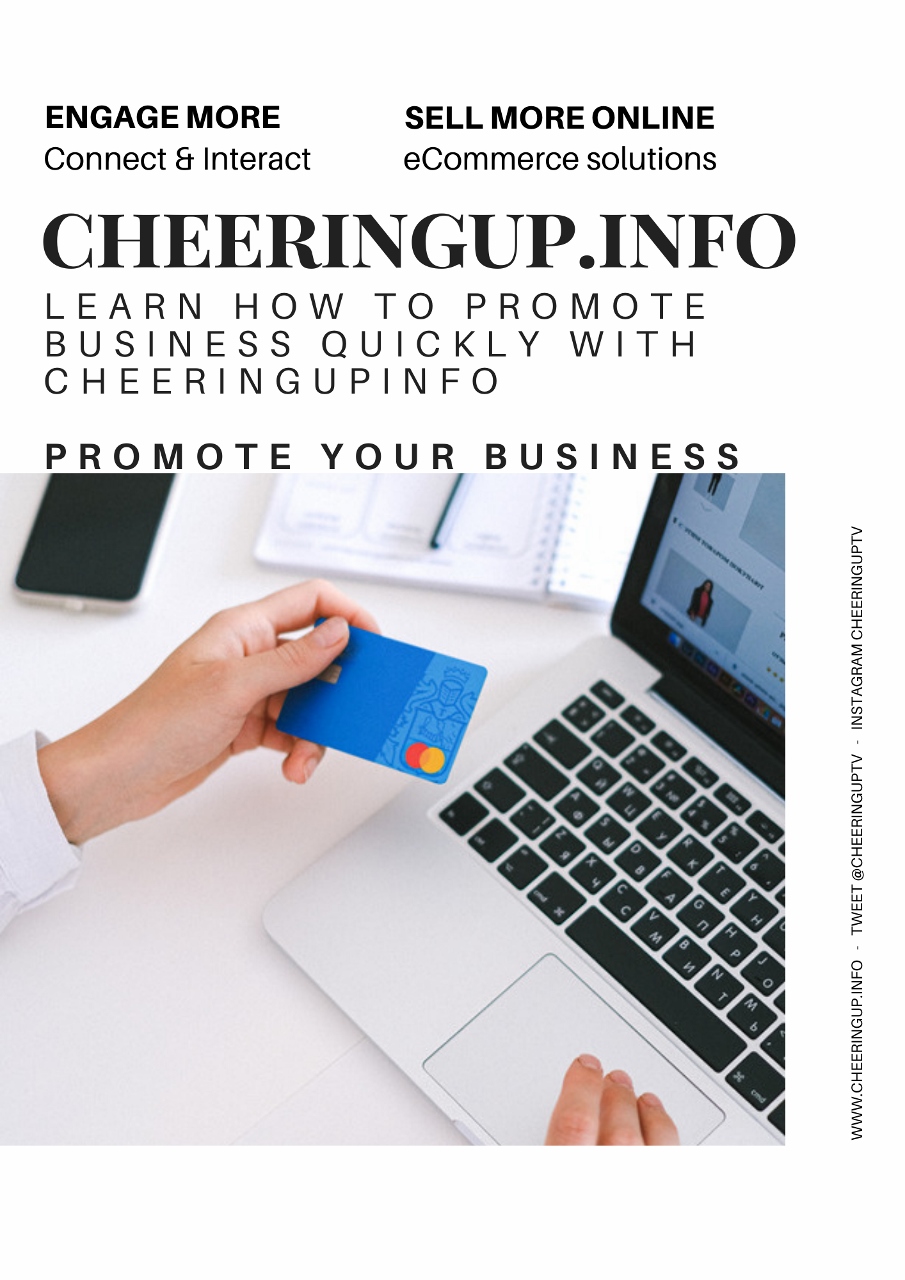 How To Promote Your Business online with CheeringupInfo