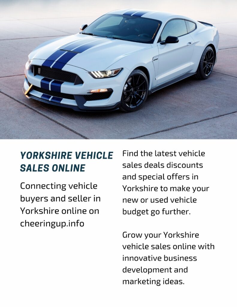 Connecting vehicle buyers and seller in Yorkshire online on cheeringup.info