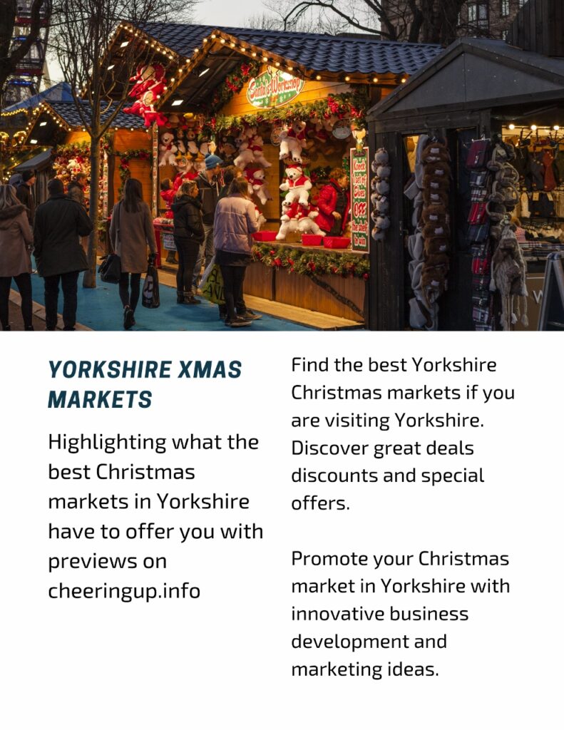 Highlighting what the best Christmas markets in Yorkshire have to offer you with previews on cheeringup.info