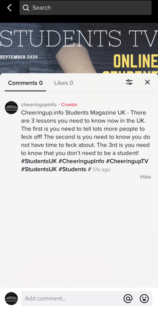 UK Students Magazine Articles April 2022