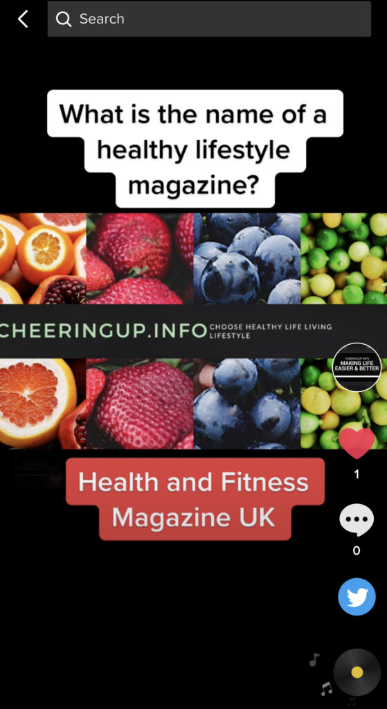 Health and Fitness Magazine UK CheeringupInfo