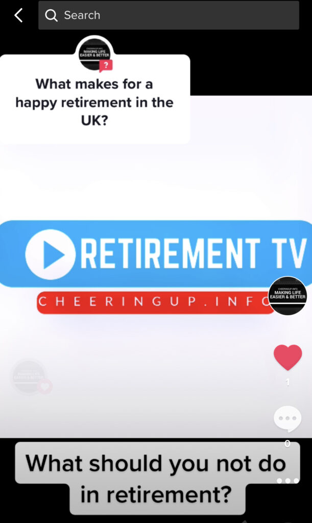 The cost of a comfortable retirement