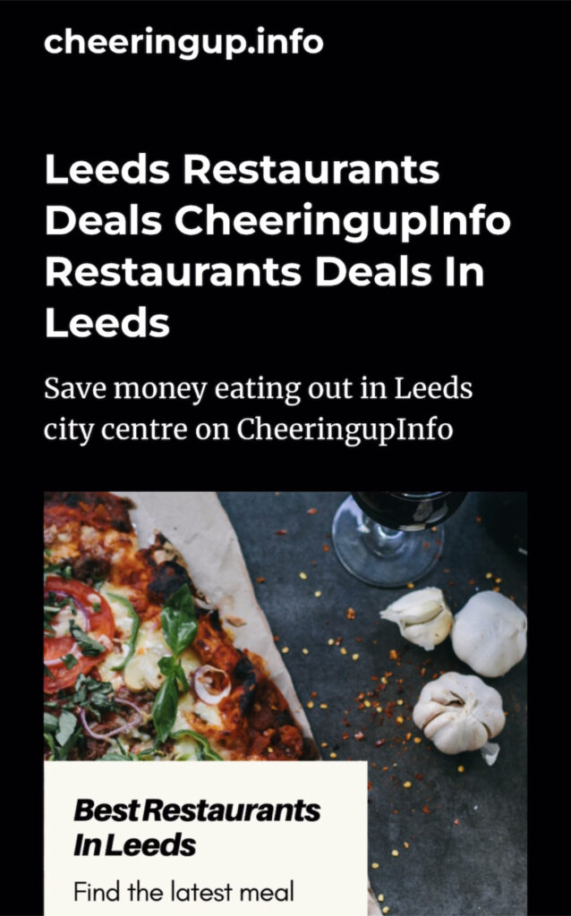 Leeds restaurants