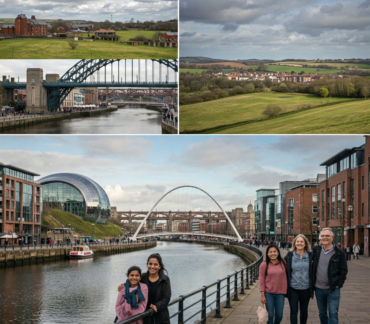 Northumberland and Newcastle On A Budget