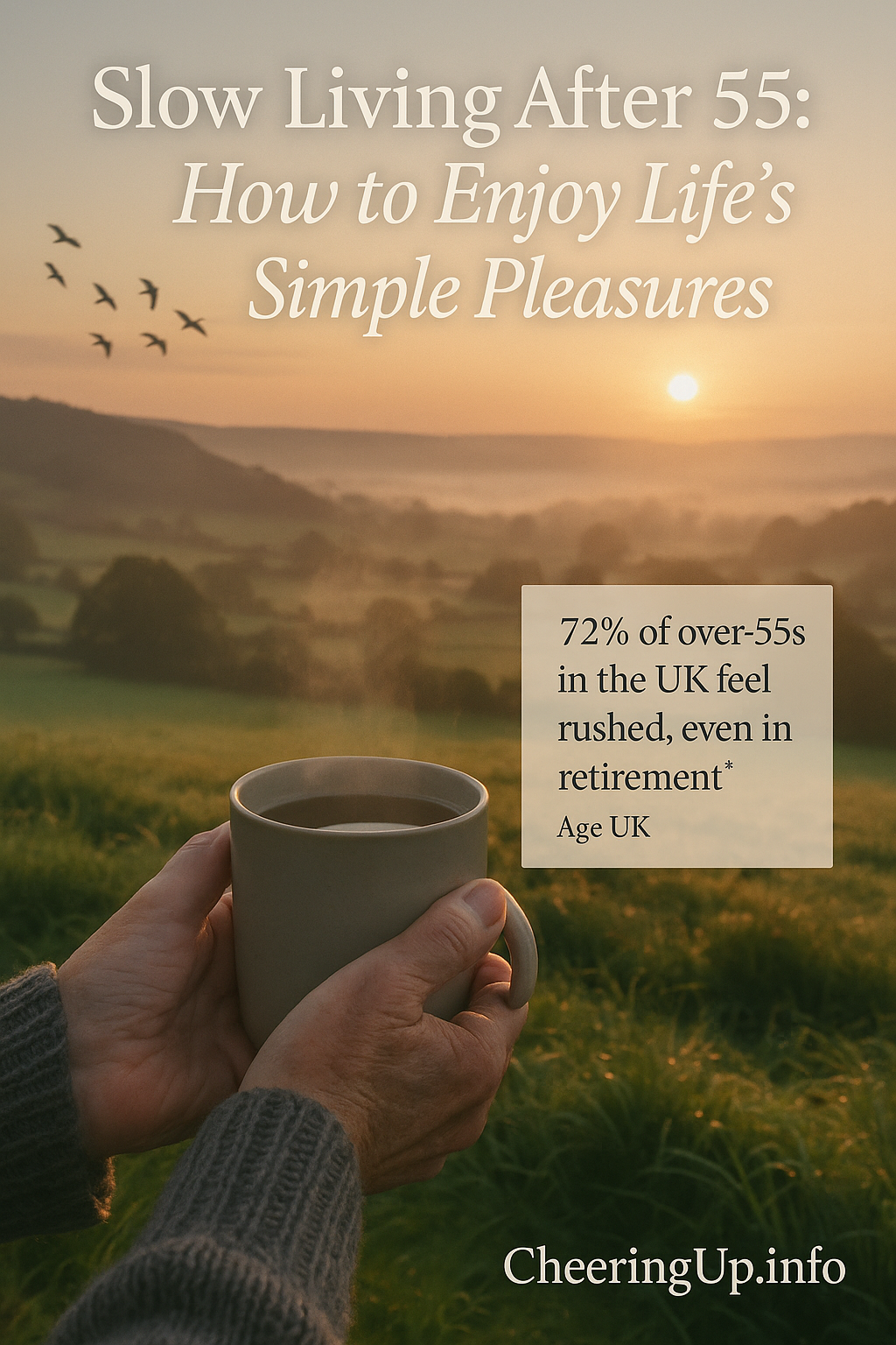 Slow living benefits for over 55s in the UK