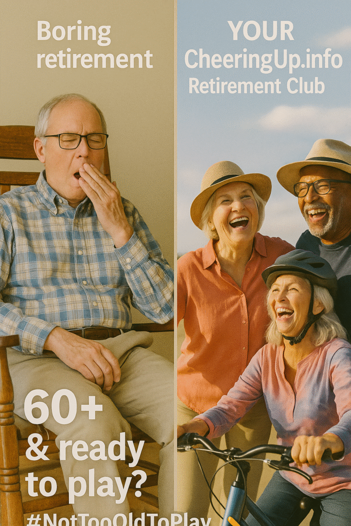 Retirement Club Magazine articles on over 55s lifestyle improvement and business growth marketing to older people UK