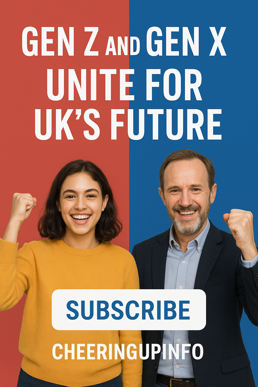 Gen Z & Gen X Collaboration – Building a Better UK | CheeringUp.info