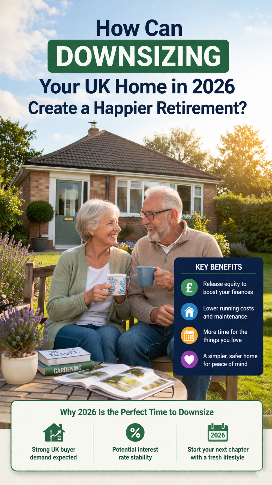 How Can Downsizing Your UK Home in 2026 Create a Happier Retirement?