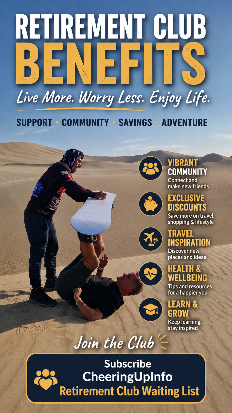 Retirement magazine, articles and videos to improve your retirement lifestyle in the UK and abroad